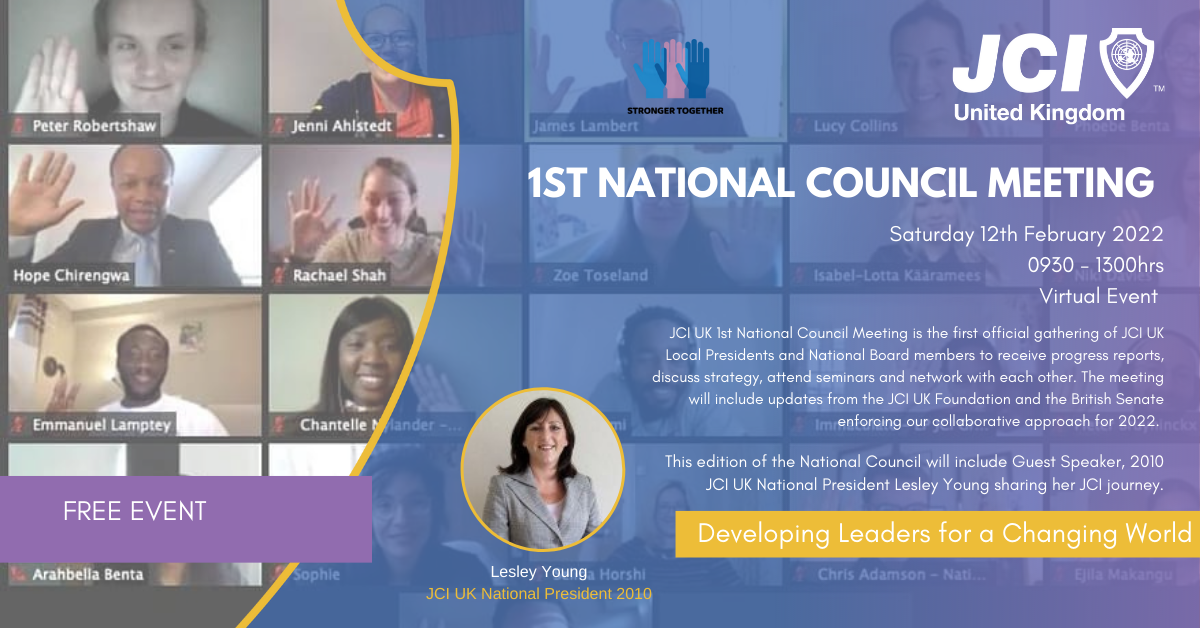 JCI UK 1st NATIONAL COUNCIL 2022