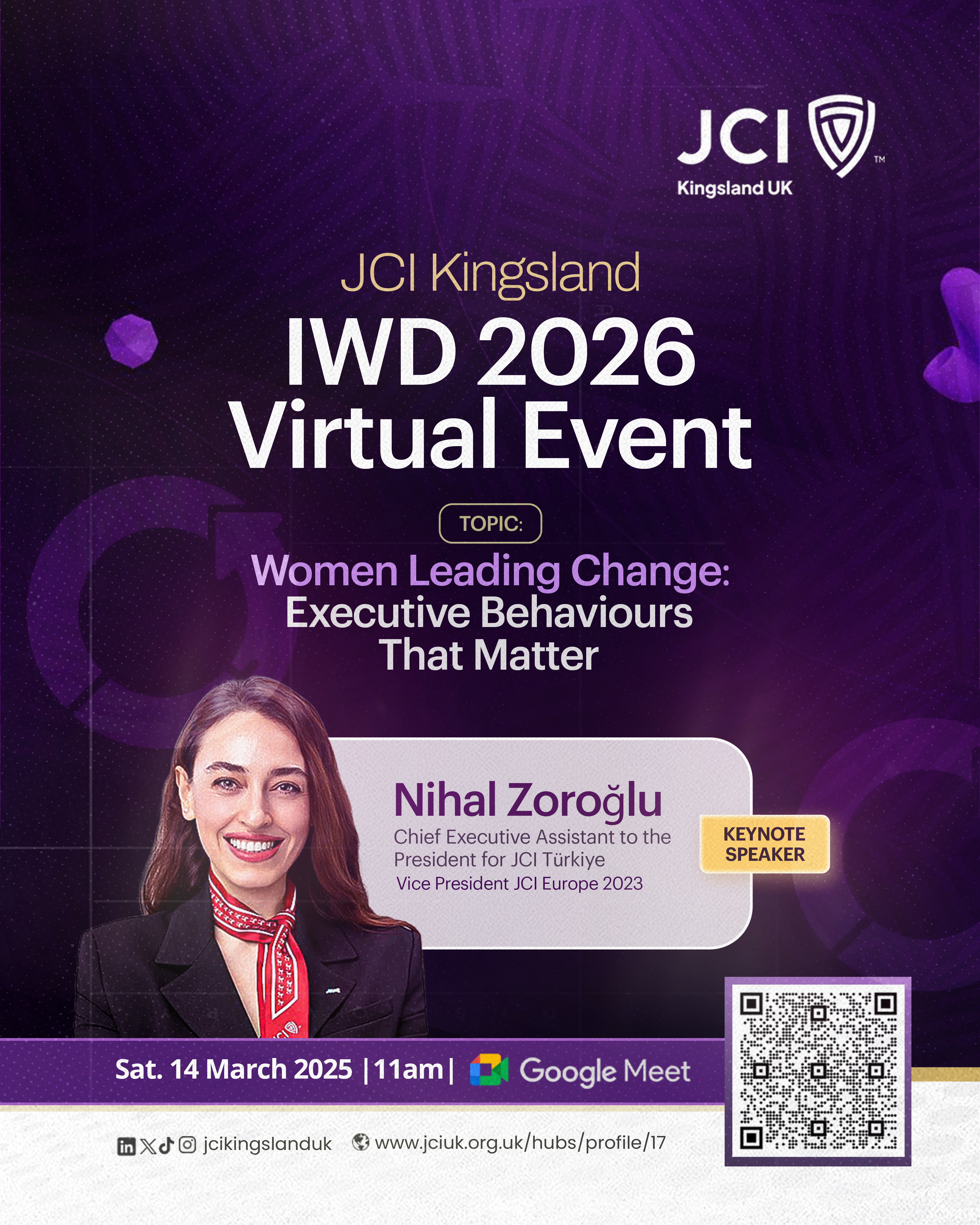 JCI Kingsland's IWD 2026 Virtual Event