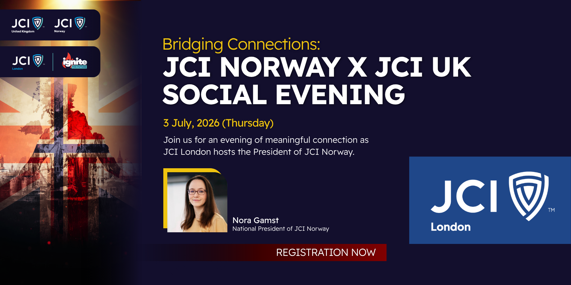 Bridging Connections JCI Norway x JCI UK  Social Evening Image