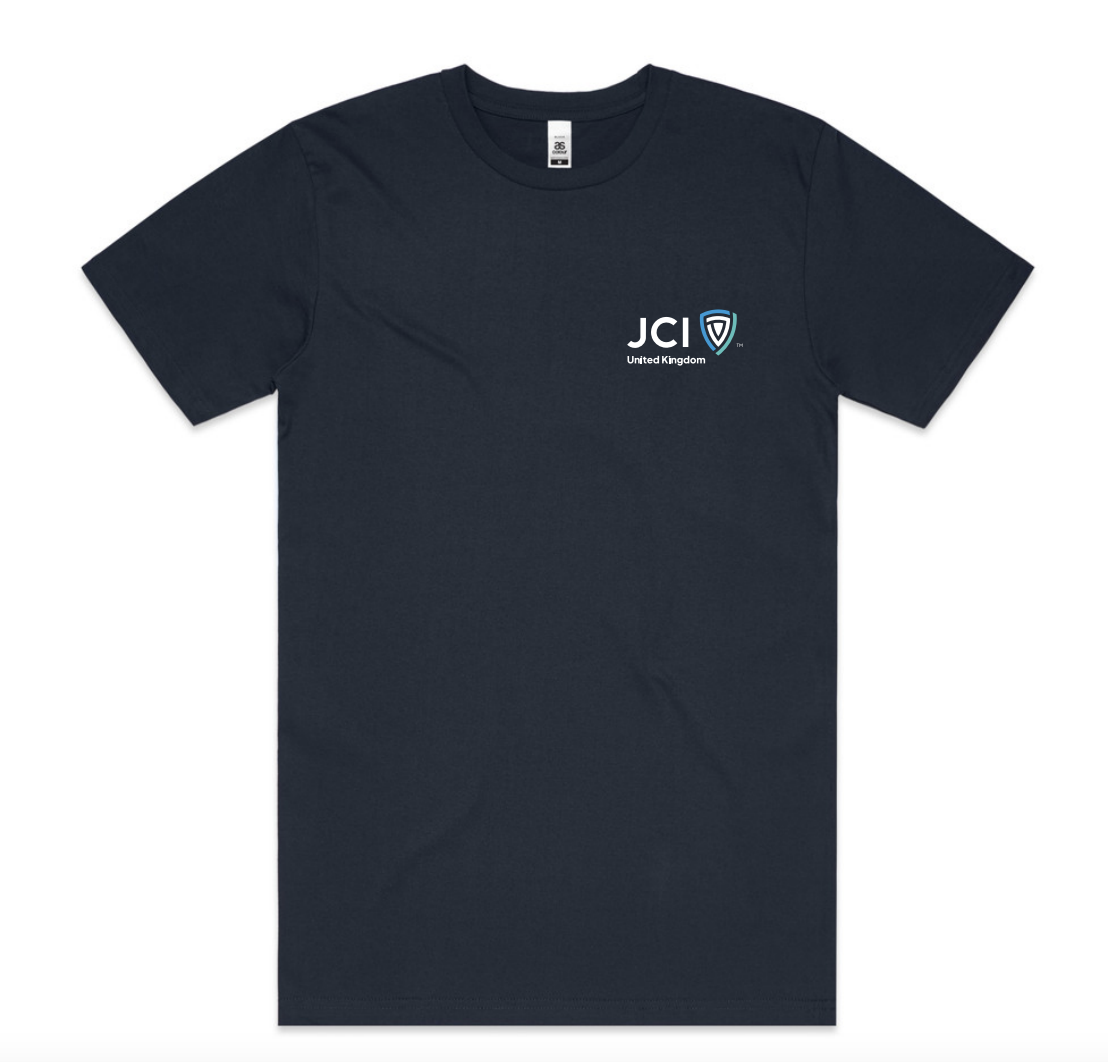 SMALL - JCI UK Branded Navy T-shirt 